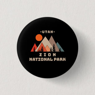 Zion National Park 3 Cm Round Badge