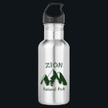 Zion National Park 532 Ml Water Bottle<br><div class="desc">Zion National Park in southern Utah is one of the most beautiful parks in the American system.</div>