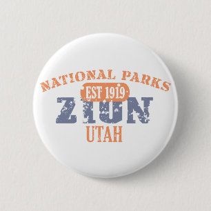 Zion National Park 6 Cm Round Badge
