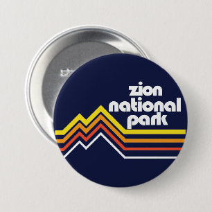 Zion National Park 7.5 Cm Round Badge