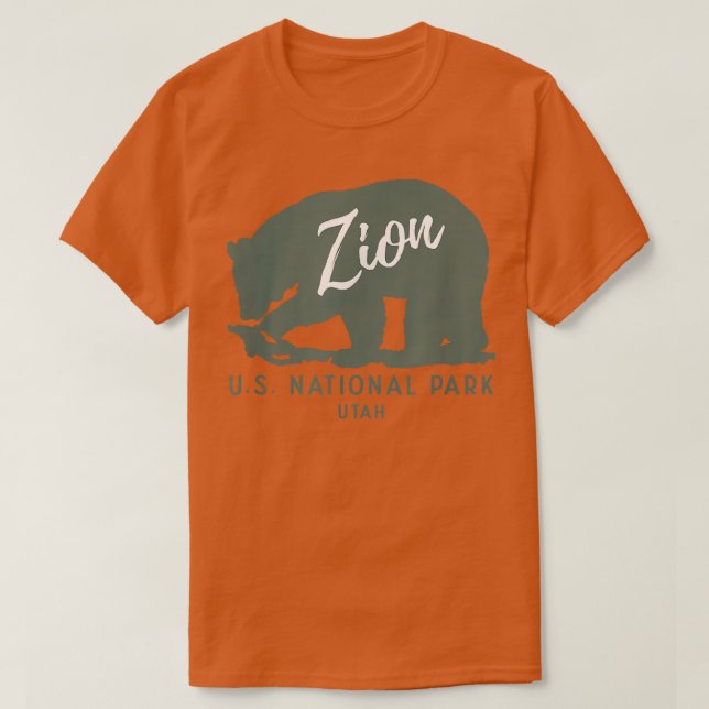 Zion National Park Bear XO4U Original  T-Shirt (Design Front)