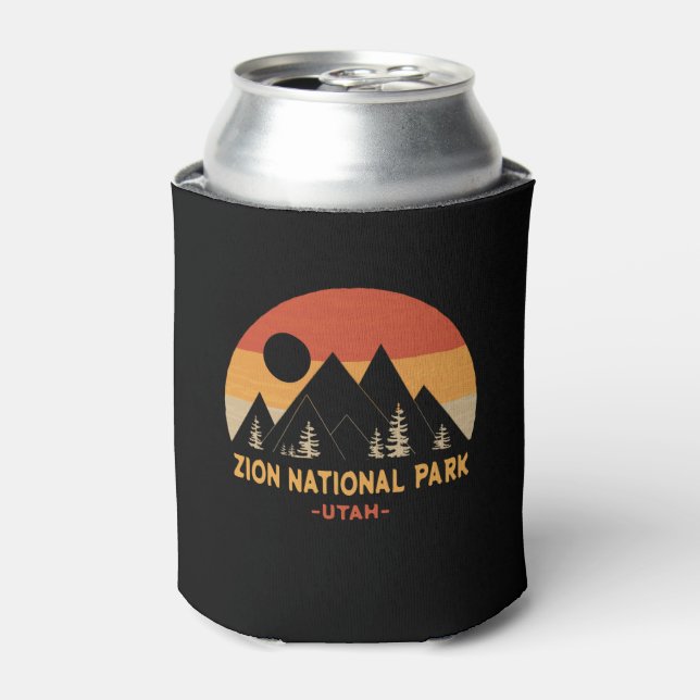 Zion National Park Can Cooler (Can Front)