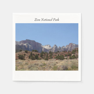 Zion National Park cocktail napkin