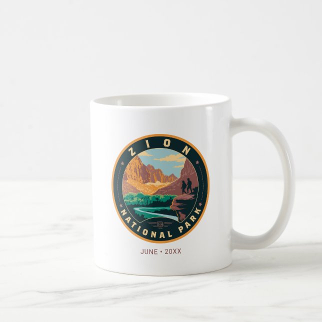 Zion National Park Coffee Mug (Right)