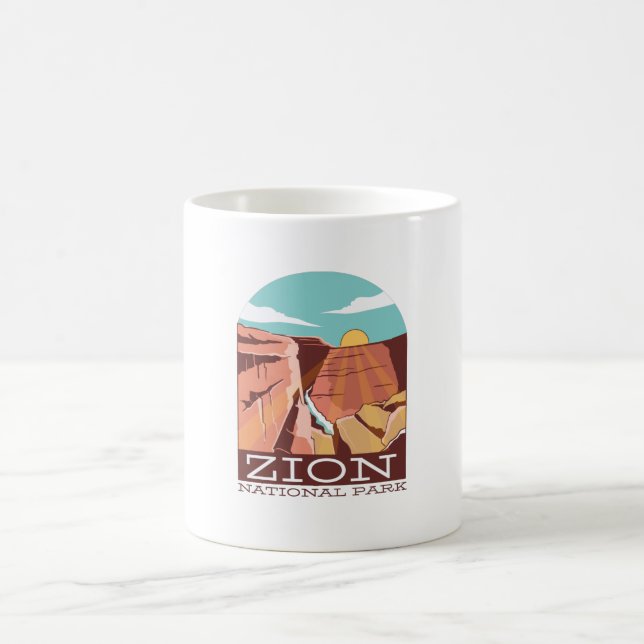 Zion National Park Coffee Mug (Center)