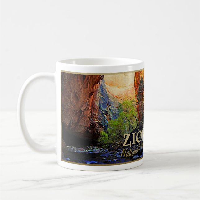 Zion National Park Coffee Mug (Left)