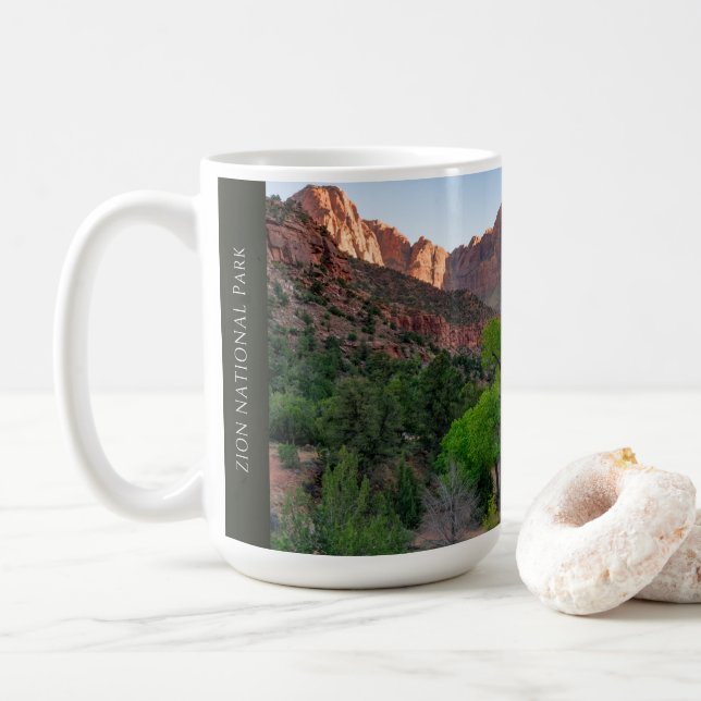 Zion National Park Coffee Mug (With Donut)