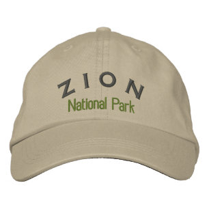 Zion National Park Embroidered Hat