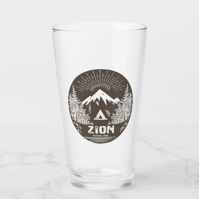 Zion National Park Glass (Front)