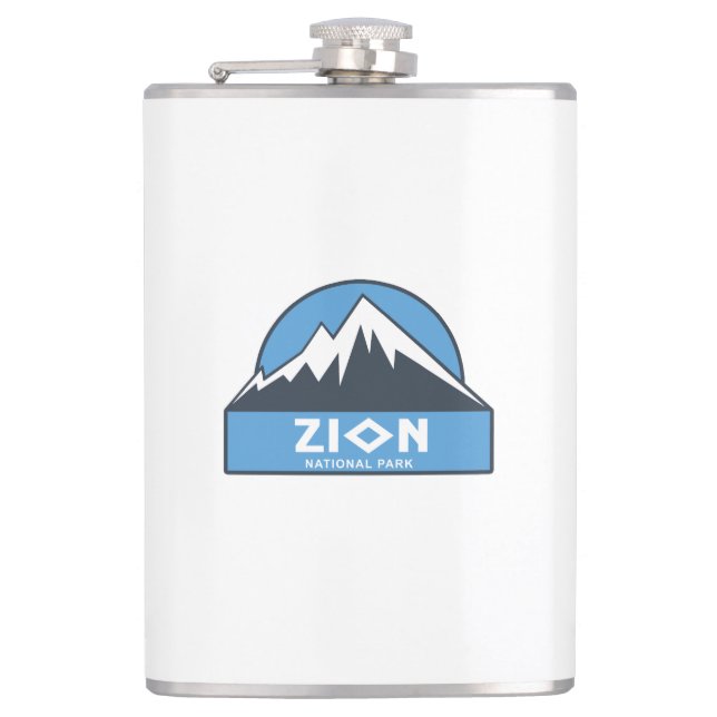Zion National Park Hip Flask (Front)