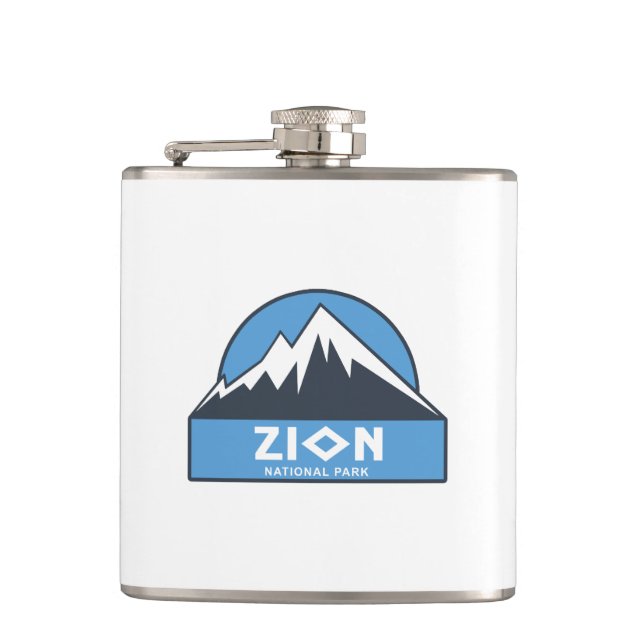 Zion National Park Hip Flask (Front)