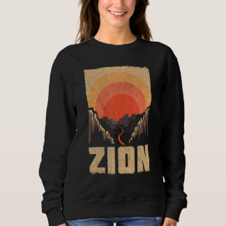 Zion National Park Merchandise Zion Hiking Souveni Sweatshirt