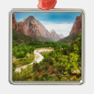 Zion National Park Metal Tree Decoration