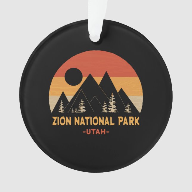 Zion National Park Ornament (Front)