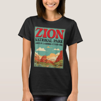 Zion National Park Outdoors Angels Landing Utah T-Shirt