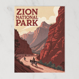 Zion National Park Postcard