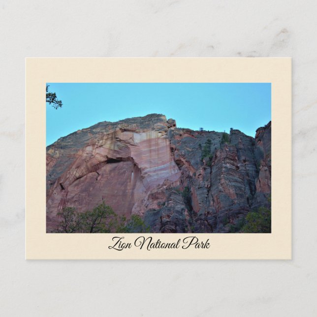Zion National Park Postcard (Front)