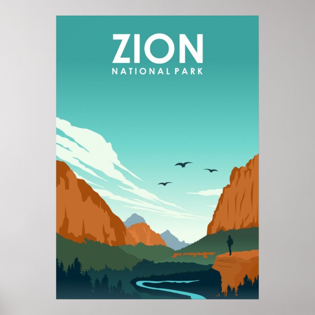 Zion National Park Poster (Front)