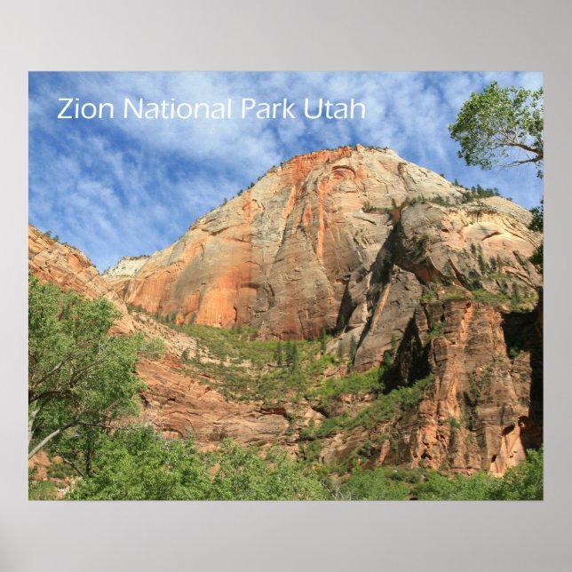 Zion National Park Poster (Front)