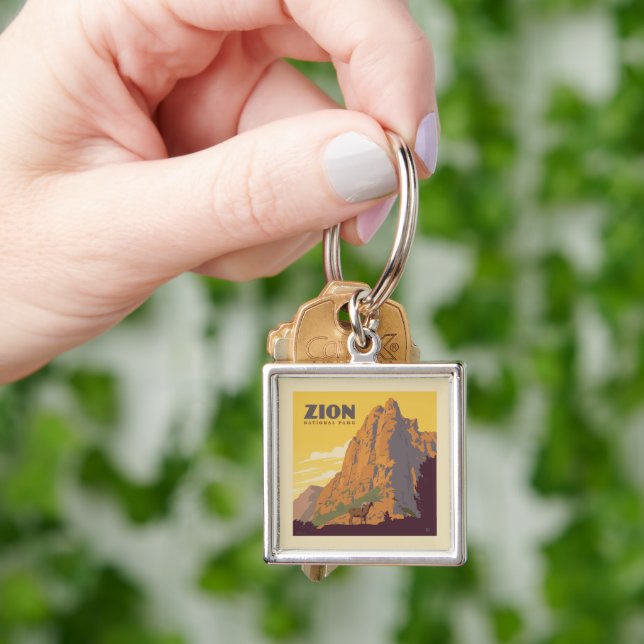Zion National Park | Ram Key Ring (Hand)