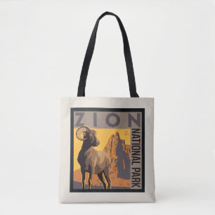 Zion National Park Ram Tote Bag