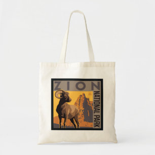 Zion National Park Ram Tote Bag