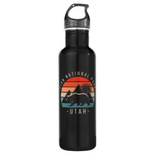 Zion National Park Retro 710 Ml Water Bottle