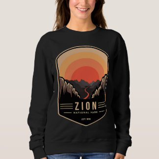 Zion National Park Retro Vintage Sweatshirt