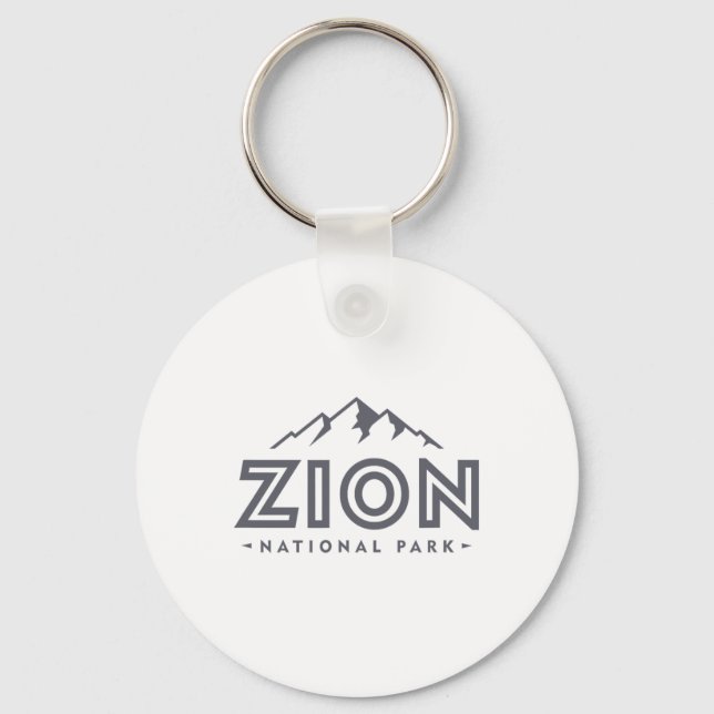 Zion National Park Shirt Utah Mountain Women Men K Key Ring (Front)