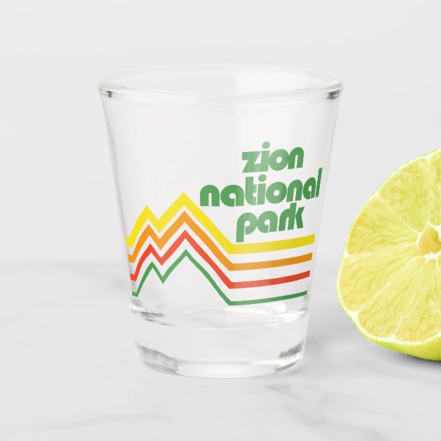 Zion National Park Shot Glass (Front)