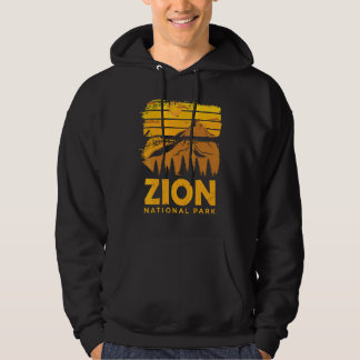 Zion National Park Souvenir Canyon Utah Hiking Cam Hoodie