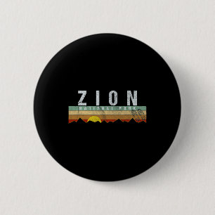 Zion National Park Tee Camping Hiking Tee 1 6 Cm Round Badge