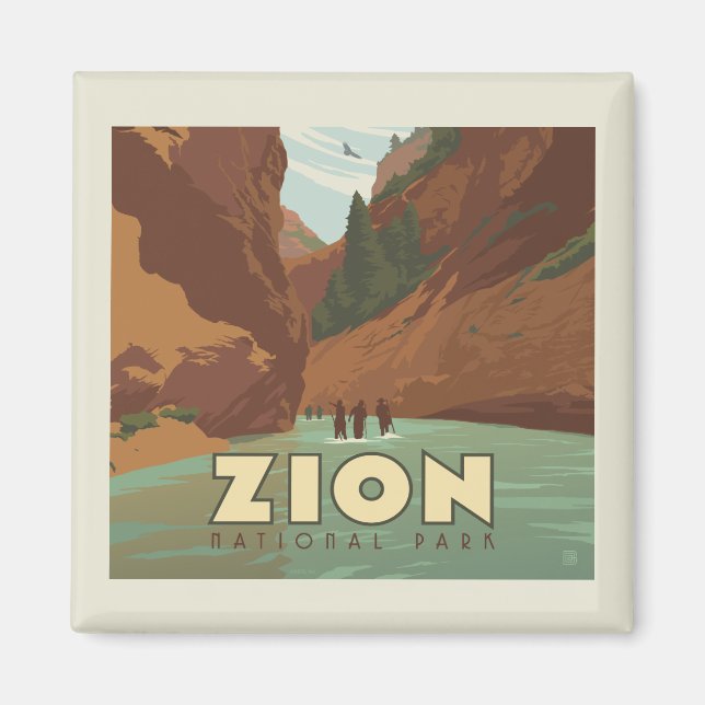 Zion National Park | The Narrows Magnet (Front)