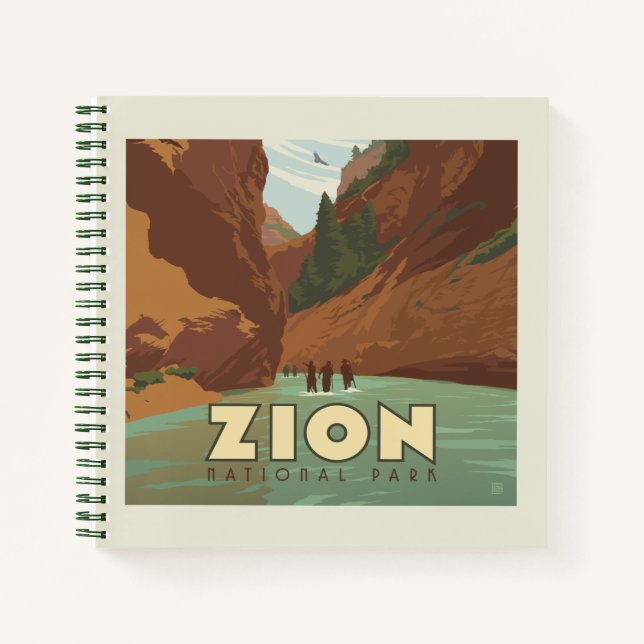 Zion National Park | The Narrows Notebook (Front)