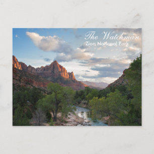 Zion National Park - The Watchman postcard
