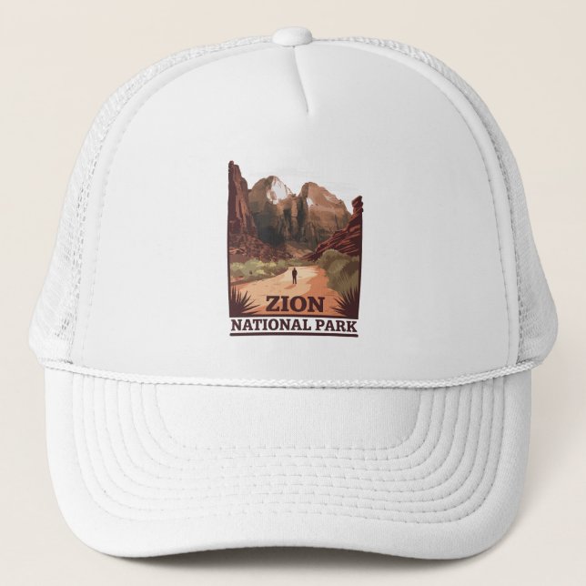 Zion National Park Trucker Hat (Front)