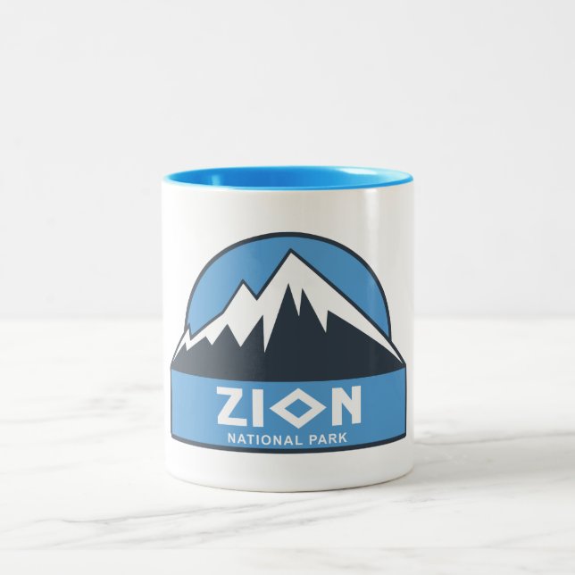 Zion National Park Two-Tone Coffee Mug (Center)
