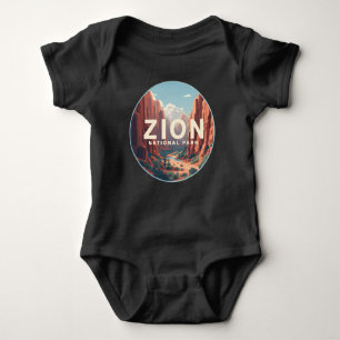 Zion National Park Utah Baby Bodysuit