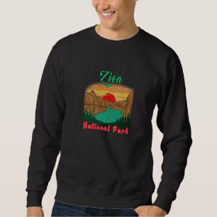 Zion National Park Utah Mountain Visitor Tourist Sweatshirt