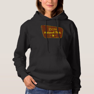 Zion National Park Utah Nature Distressed Hoodie