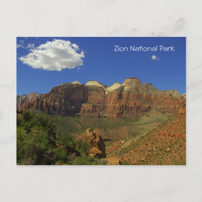 Zion National Park, Utah  Postcard (Front)