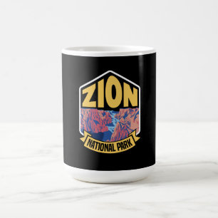 Zion National Park Utah Retro Coffee Mug