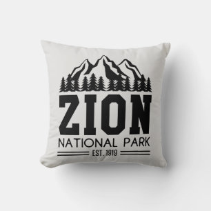 Zion National Park Utah USA Outdoors Hiking Cushion