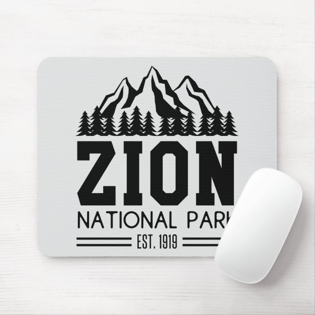 Zion National Park Utah USA Outdoors Hiking Mouse Pad (With Mouse)