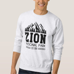 Zion National Park Utah USA Outdoors Hiking Sweatshirt