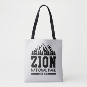 Zion National Park Utah USA Outdoors Hiking Tote Bag
