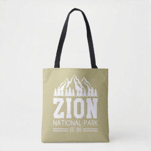 Zion National Park Utah USA Outdoors Hiking Tote Bag