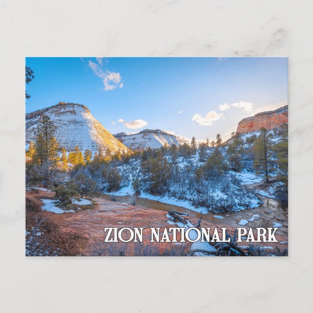 Zion National Park, Utah, USA Postcard (Front)