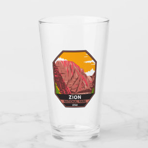 Zion National Park Utah Vintage Glass
