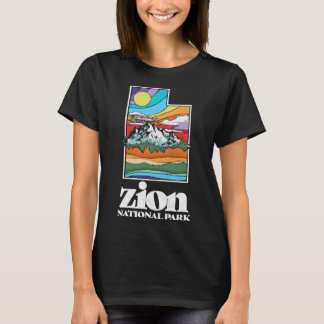 Zion National Park Utah Vintage Nature Outdoor T-Shirt